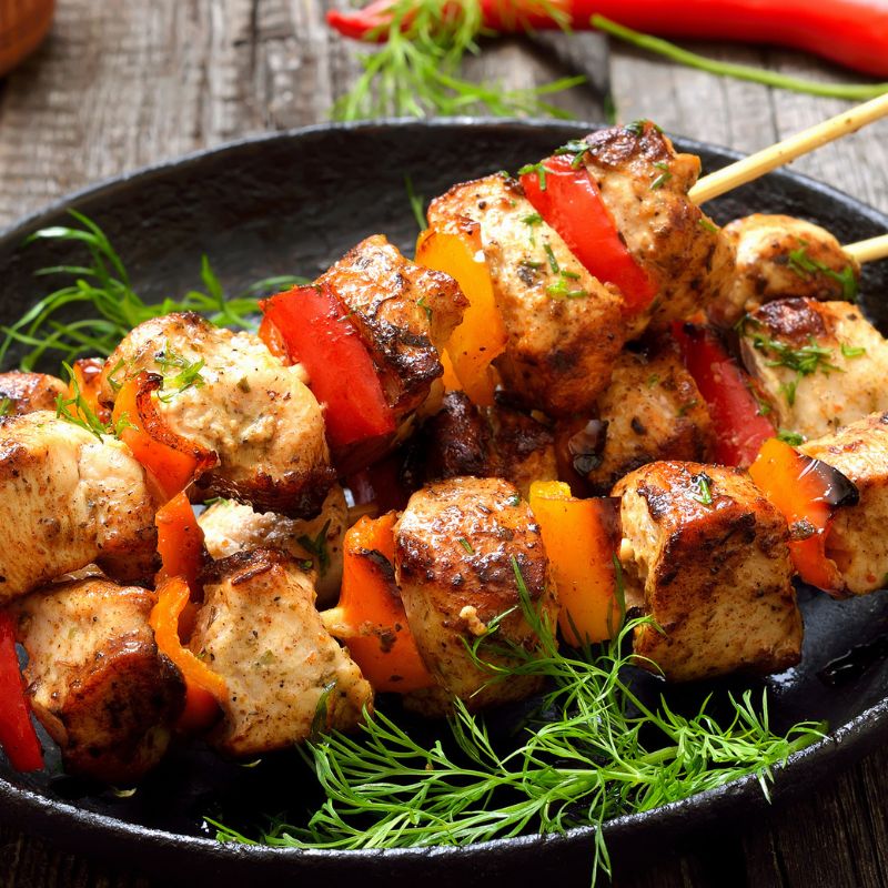 Grilled Chicken Shashlic
