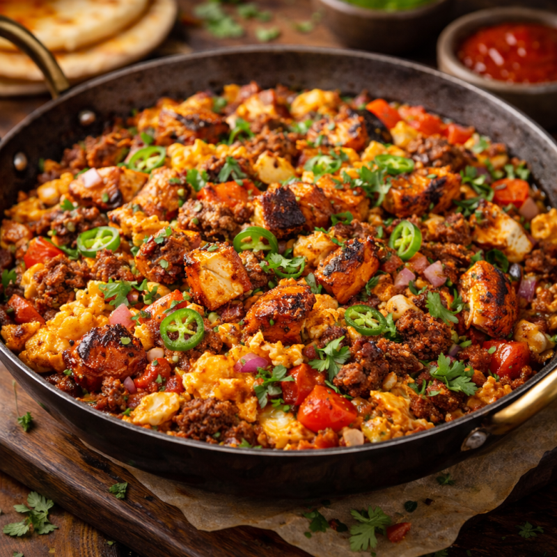 Tikka Anda shami Bhurji